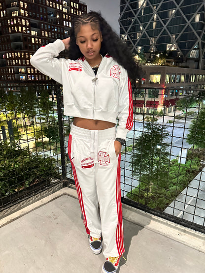 White GG Striped Sets