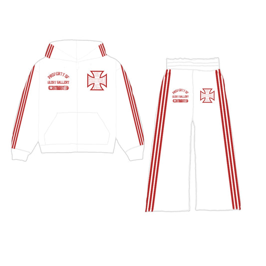 White GG Striped Sets