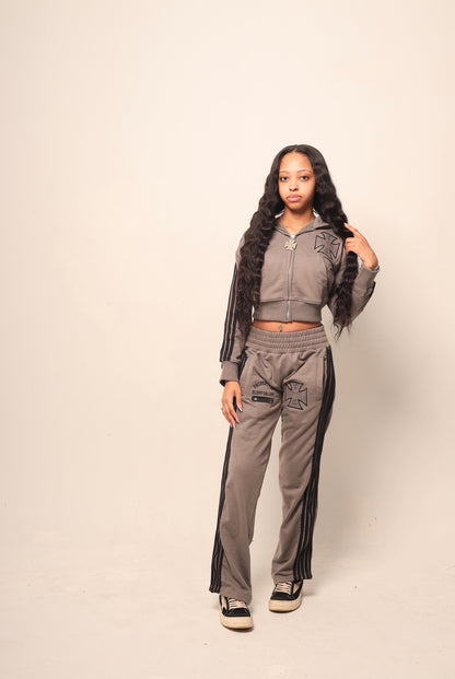 Gray GG Striped Sets